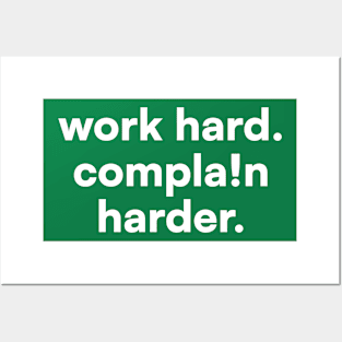 Work hard Posters and Art